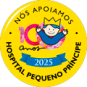 Nós apoiamos o hospital Pequeno Príncipe.